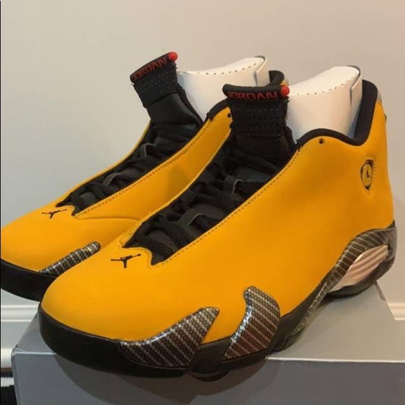 jordan 14 yellow ferrari